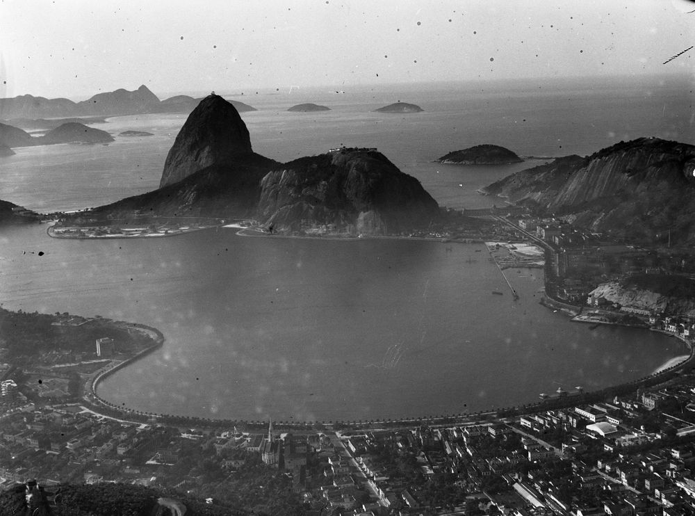 Die Bucht von Rio de Janeiro. 