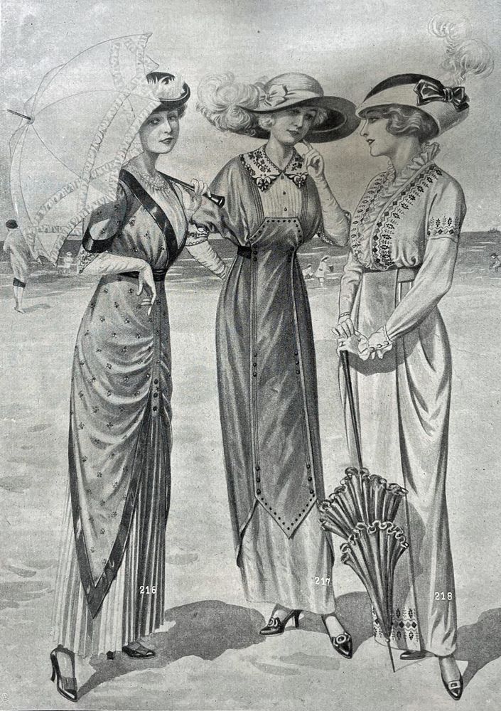Strandkostüme 1913 (Welt der Frau 1913)