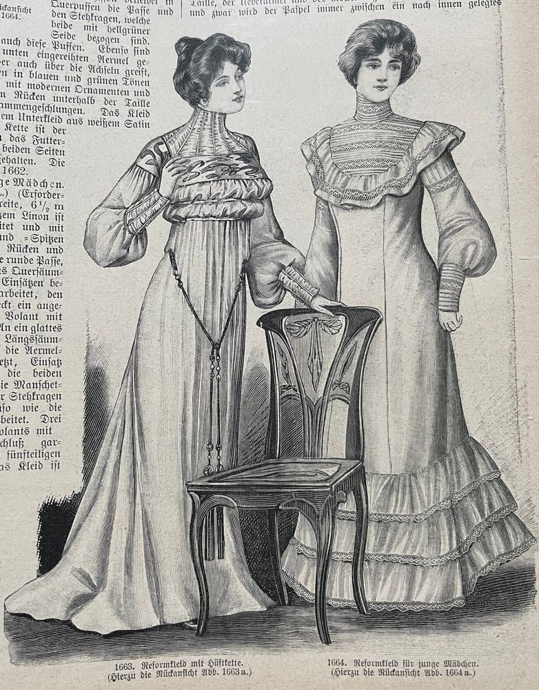 Reformkleidung 1904 (Sonntagszeitung für Deutschlands Frauen 1903/04)