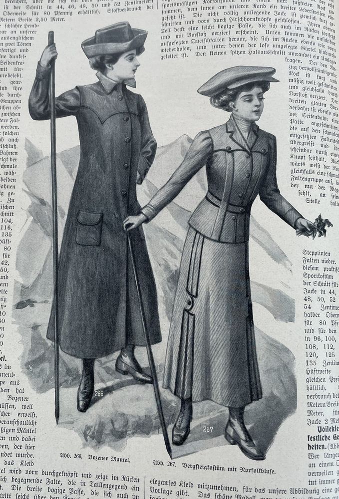 Bergsteigerinnen 1910 (Welt der Frau 1910)