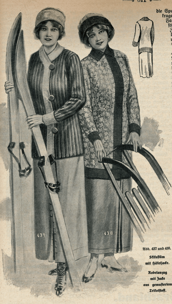 Wintersportkostüme 1913 (Welt der Frau 1913)