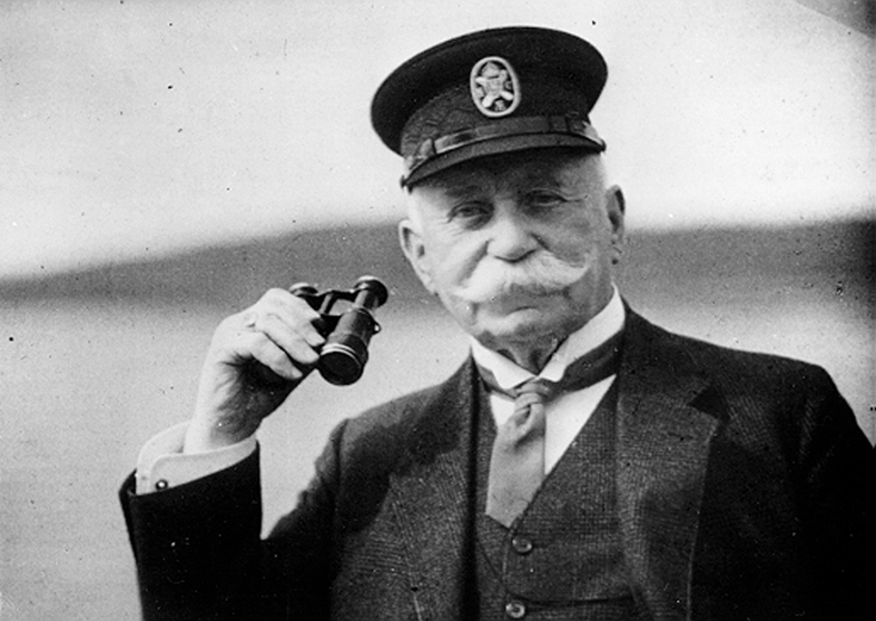 Historische Fotoaufnahme von Graf Ferdinand von Zeppelin.